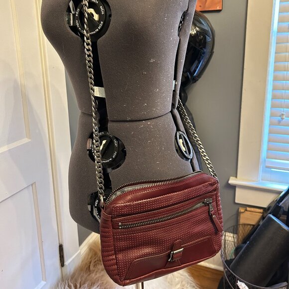 Never worn, NWT, Ash "Riley" Crossbody Bag with Dustbag in Rare Wine color - Picture 1 of 8